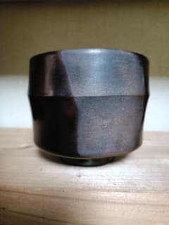 佐々木省庵作品 乾漆 茶椀 本銀蒔き - メルカリ