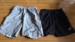 NIKE・asics ランニングパンツ 2枚セットのサムネイル