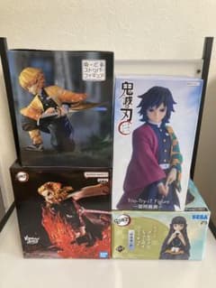 未開封未使用鬼滅の刃 フィギュア、時透、煉獄、冨岡、我妻4体まとめて、着払です。のサムネイル