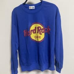 Hard Rock CAFE クルーネック スウェット ブルーのサムネイル