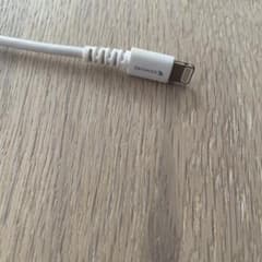 Lightning USB 充電ケーブル 短い ホワイトのサムネイル