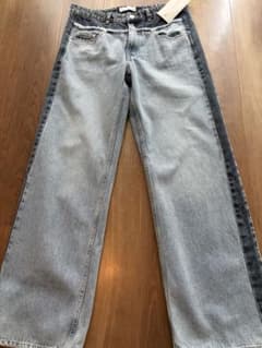 STELLA MCCARTNEY  ツートーンストレートレッグデニム STELLA MCCARTNEY H&M ツートーンストレートレッグデニム - メルカリ