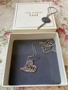 STAR JEWELRY Girl ハート ネックレス シルバーのサムネイル