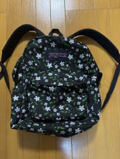 JANSPORT リュック 花柄 ブラックのサムネイル