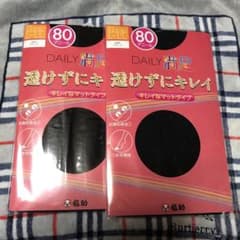 DAILY満足タイツ80デニールL〜L L 2パックのサムネイル