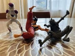 ドラゴンボールとワンピースフィギュアのサムネイル
