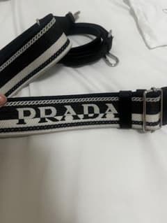 PRADA ストライプデザインベルトのサムネイル