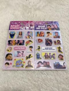 新品未開封 Ｋ-ＰＯＰ デーモンハンターズ ぷくぷくシール ２枚セットのサムネイル