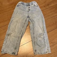 GU キッズ デニムパンツ 130cm