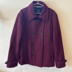 Beno ピーコート ボルドー ダブルブレストのサムネイル