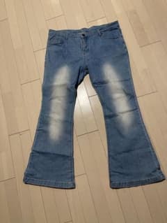 て*ん様 4XL パンタロン ベルボトム 100cm 大きなサイズ ブーツカットのサムネイル
