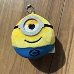 미니온 봉제 인형 열쇠 고리 약 8cm