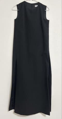 ZARA ノースリーブ ロングワンピース ブラック スリットのサムネイル