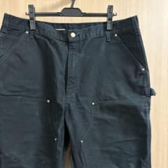 Carhartt ダブルニー B01 BLK USA製 実寸38x30 - メルカリ