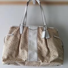 COACH トートバッグ シグネチャー パイソン型押し - メルカリ