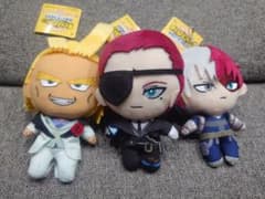 僕のヒーローアカデミア ぬいぐるみマスコット 3種セットのサムネイル