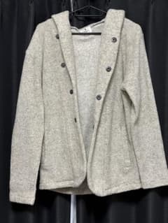 LANVIN フード付きニットカーディガン グレーのサムネイル