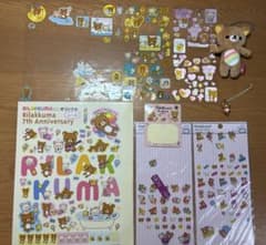 リラックマ 7周年 シール、ストラップ　その他シール、ストラップのサムネイル