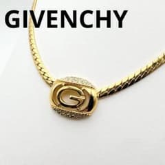 2827-2 人気✨GIVENCHY ネックレス Gロゴ 希少 刻印 - メルカリ