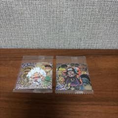 ワンピースウエハースシール　黒ひげ　モンキー・D・ルフィ　SGRのサムネイル