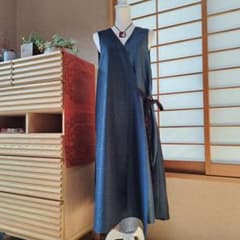 マ*ヤ様 着物リメイク カシュクール ワンピースのサムネイル
