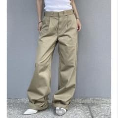 新品未使用 オクスン ok.soon×dickies ワイドチノパンツ M - メルカリ