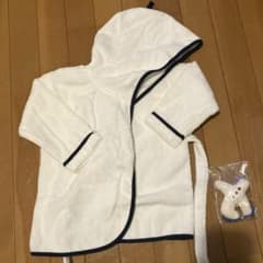 田村駒（株）オーガニックコットン ベビーバスローブのサムネイル