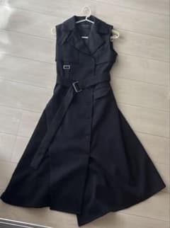 UNITED TOKYO ノースリーブ トレンチワンピース ブラック m88092594556_1.jpg?1784441650