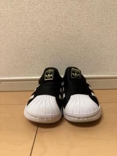 adidas スリッポンシューズ ブラック/ホワイトのサムネイル