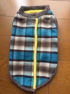 犬服 チェック柄 (冬用) 3号Lサイズ　Everyday Holidayのサムネイル