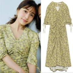 美品 CELFORD セルフォード 田中みな実さん 小花柄プリントワンピース