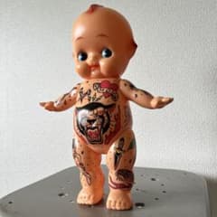 刺青キューピー　アメリカン雑貨　ソフビのサムネイル