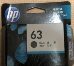 【新品未使用】HP純正インクカートリッジ 63 黒のサムネイル