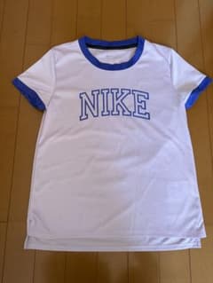 NIKE 半袖Tシャツ ホワイト×ブルーのサムネイル