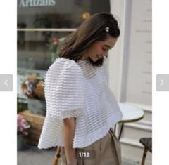 極美品　Crystal Blouse | gypsohila ホワイト　シーニュ 極美品 Crystal Blouse | gypsohila ホワイト シーニュ - メルカリ