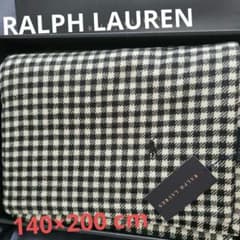 未使用 Ralph Lauren チェック柄ブランケット 140×200cm - メルカリ