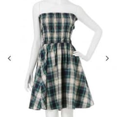 タグ付き新品今季ダズリン♡チェックワンピースのサムネイル