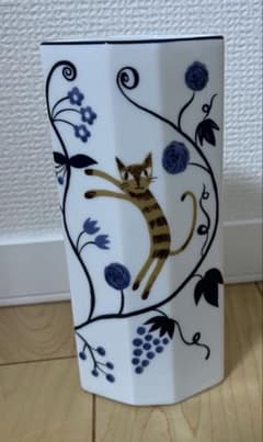 未使用】Shinzi katoh カトウシンジ 花瓶 猫 一輪挿し - メルカリ