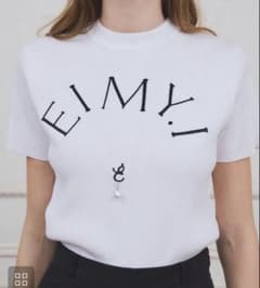 EIMY ISTOIRE EIMYロゴニットプルオーバー ホワイトのサムネイル