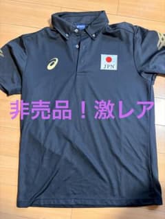 アシックス JAPAN 日本代表支給品 ポロシャツ - メルカリ