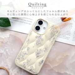 MERCURYDUO iPhoneケース キルティング 花柄のサムネイル