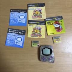 【限定カラー】ポケモンミニ ムチュールパープル 本体 ソフト2本 説明書付のサムネイル