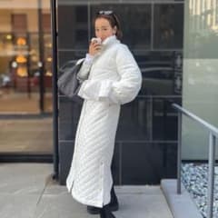 ロージーモンスター ベンチコート ロングコート ホワイト - メルカリ