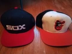MLB  ビンテージ  帽子  ホワイトソックス  オリオールズ 2個セットのサムネイル