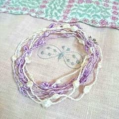 ミナペルホネン風♡しずくネックレス♡のサムネイル
