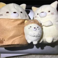 스미코구라시 봉제인형 세트 고양이