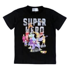 드래곤 볼 슈퍼 슈퍼 히어로 T 셔츠 반소매 영화 150cm 아이