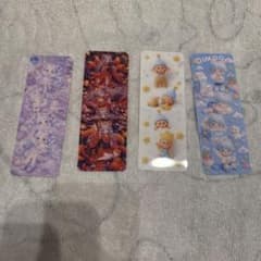 キャラクターデザイン しおり 4枚セットのサムネイル
