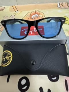 箱付 Ray-Ban ブラック ブルーレンズ サングラスのサムネイル