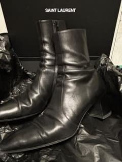 希少 SAINT LAURENT XIV zip boots 42 - メルカリ